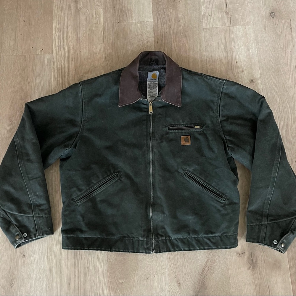 Carhartt Detroit J97 Moss Green Vintage Jacket